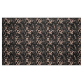 Glitzer aus schwarzem Marmor Rose Gold Stoff (Fat Quarter (45,7 x 55,9 cm))