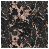 Glitzer aus schwarzem Marmor Rose Gold Stoff (Nahaufnahme)