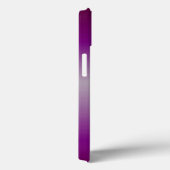 Glitzer aussehen Lila Personalisierter Name Case-Mate iPhone Hülle (Rückseite / Rechts)