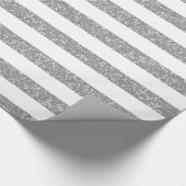 Glitzer-Aussehen-Streifenumrandungspapier Geschenkpapier (Ecke)