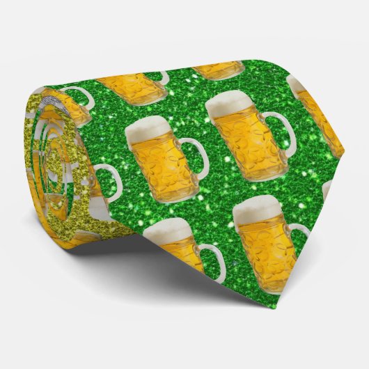 Glitzer Back Krawatte auf Stich - SRF (Gerollt)