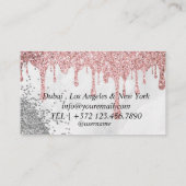 Glitzer Balloons Eventplaner Business Card Visitenkarte (Rückseite)