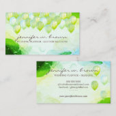 Glitzer Balloons Party Event Planner glitz Visitenkarte (Vorne/Hinten)