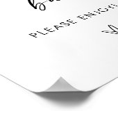 Glitzer Bar Sign | Unterzeichnung des Glitzer der  Poster (Ecke)