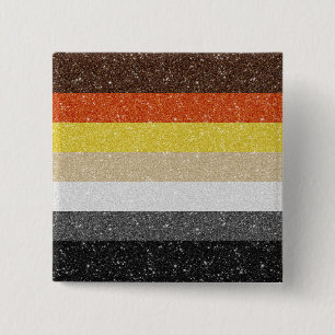 Glitzer-Bärn-Stolz-Flagge Button