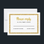 Glitzer Bat Mitzvah Reply RSVP Karte<br><div class="desc">Diese trendige Einsteckkarte weist eine fette Schrift auf der Vorderseite auf,  die in Glitzer und Weiß überlegt aussieht und eine solide Rückfärbung aufweist. Fügen Sie den Text mithilfe des Vorlagenformulars hinzu. Ändern Sie den Schriftart,  das Layout und die Farben mithilfe der Funktion Anpassen.</div>