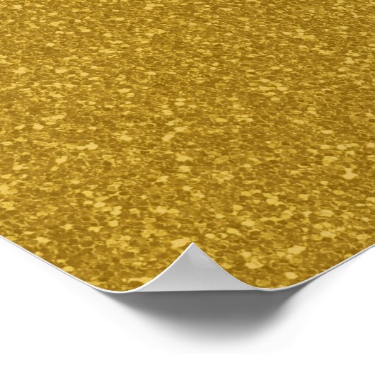 Glitzer bei Typografie Poster (Ecke)