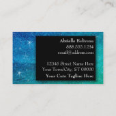 Glitzer Berufliche Stellvertretende Preschool Lehr Visitenkarte (Rückseite)