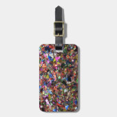 Glitzer-bezaubernder Gepäck-Umbau Gepäckanhänger (Vorderseite vertikal)