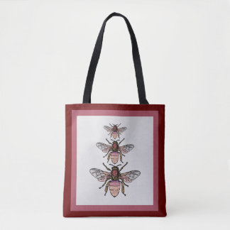 Glitzer-Bienen Tasche