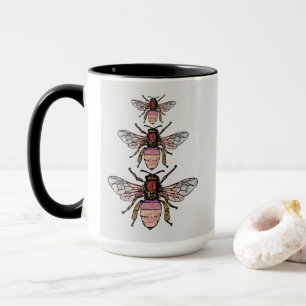 Glitzer-Bienen Tasse