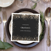 Glitzer Birthday Serviette