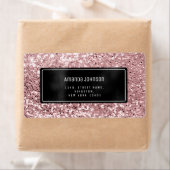 Glitzer Black Gerahmt Rose UAWG Boutique (Insitu)