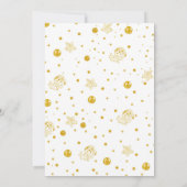 Glitzer Black Mermaid Geburtstagseinladungen Einladung (Rückseite)