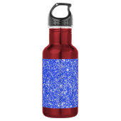 Glitzer-Blau Trinkflasche (Vorderseite)