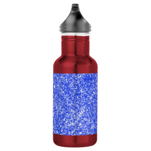 Glitzer-Blau Trinkflasche (Rechts)