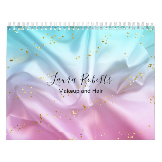 Glitzer Blau und Rosa Kalender (Titelbild)