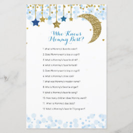 Glitzer blauer Mond Wasserfarbe, die Mommy Best ke