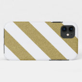 Glitzer-Blick gestreifter iPhone Fall Case-Mate iPhone Hülle (Rückseite (Horizontal))