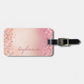 Glitzer Blindpinsel Gepäckanhänger (Vorderseite horizontal)