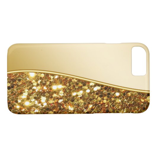 Glitzer Bling Art Case-Mate iPhone Hülle (Rückseite (Horizontal))