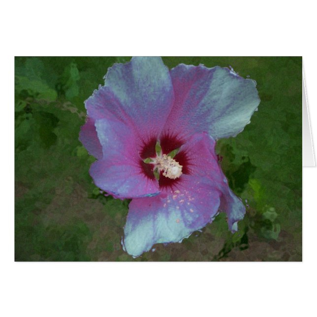 "Glitzer Blume" digitale Kunst (Vorderseite (Horizontal))