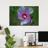"Glitzer Blume" digitale Kunst Poster (Heimbüro)