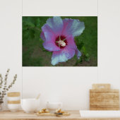 "Glitzer Blume" digitale Kunst Poster (Küche)