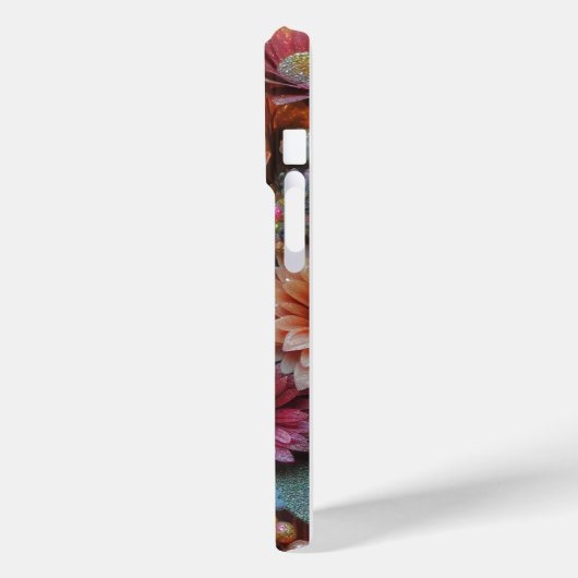 Glitzer Blume iPhone Gehäuse Case-Mate iPhone Hülle (Rückseite / Links)