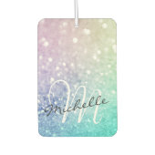 Glitzer Bokeh Glamour Elegant Autolufterfrischer (Vorderseite)