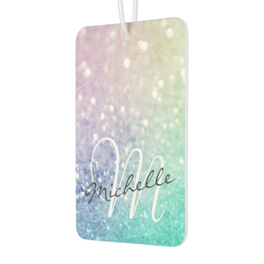 Glitzer Bokeh Glamour Elegant Autolufterfrischer (Links)