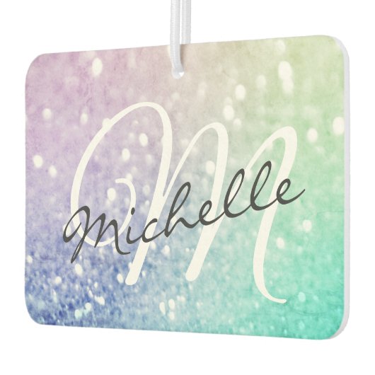 Glitzer Bokeh Glamour Elegant Autolufterfrischer (Links)