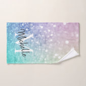 Glitzer Bokeh Glamour Elegant Handtuch (Handtuch)
