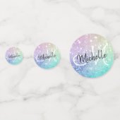 Glitzer Bokeh Glamour Elegant Konfetti (Vorderseiten)