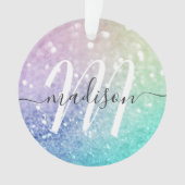 Glitzer Bokeh Glamour Elegant Ornament (Vorderseite)