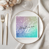 Glitzer Bokeh Glamour Elegant Serviette