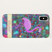 Glitzer Bokeh Gold Confetti, Flammenspiel- Persona Case-Mate iPhone Hülle (Rückseite (Horizontal))