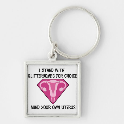 Glitzer-Bomben für auserlesenes Keychaim Schlüsselanhänger (Vorne)