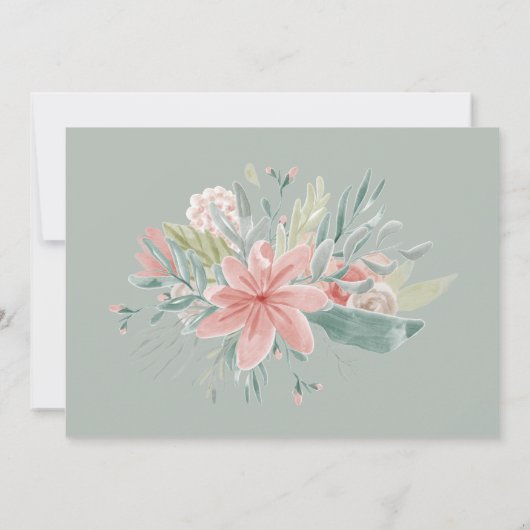 Glitzer Brautparty Einladung (Rückseite)