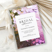 Glitzer Brautparty Einladung