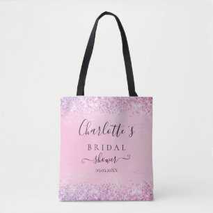 GLITZER BRIDESMAID GIFT TOTE BAG TASCHE