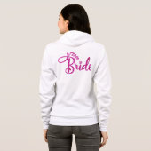 Glitzer Bridesmaid Hoodie - Pink Wedding Gift (Schwarz voll)