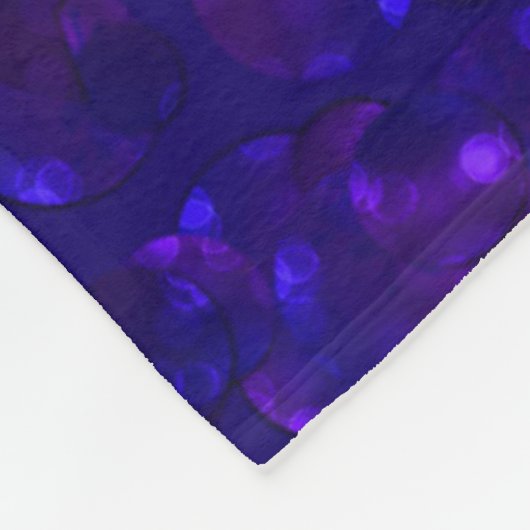 Glitzer-Buchse-Funkeldruck Fleecedecke (Ecke)