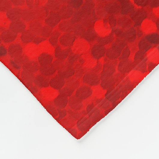 Glitzer-Buchse-Funkeldruck Fleecedecke (Ecke)