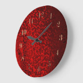 Glitzer-Buchse-Funkeldruck Große Wanduhr (Winkel)