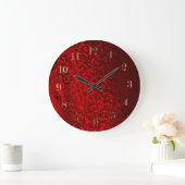 Glitzer-Buchse-Funkeldruck Große Wanduhr (Zuhause)