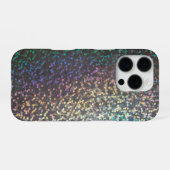 Glitzer-Buchse-Funkeldruck iPhone Hülle (Rückseite (Horizontal))