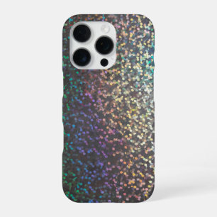 Glitzer-Buchse-Funkeldruck iPhone 16 Pro Hülle