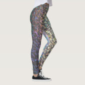 Glitzer-Buchse-Funkeldruck Leggings (Rechts)