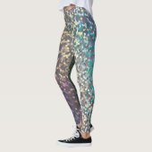 Glitzer-Buchse-Funkeldruck Leggings (Links)
